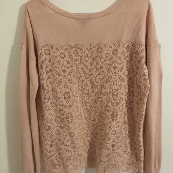 American Eagle lace back sweater - Picture 2 of 5